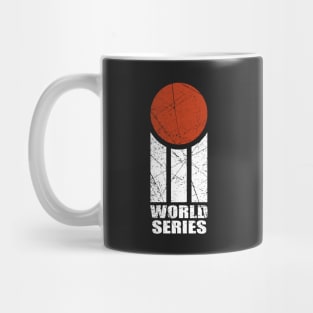 cricket retro logo distressed Mug